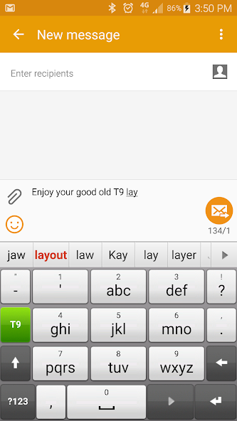 Smart Keyboard Pro feature shown on an Android phone