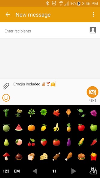 Smart Keyboard Pro feature shown on Android